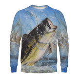 Men's Fishing Sweatshirt - Largemouth Bass