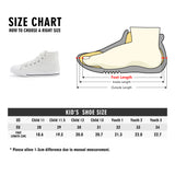 Kid's Sailing High Top Canvas Shoes