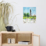 Sanibel Island Lighthouse Beach - Poster