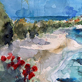 Anguilla painting beach ocean