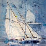sailing watercolor painting