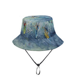 surfing bucket hat by Scott Kish