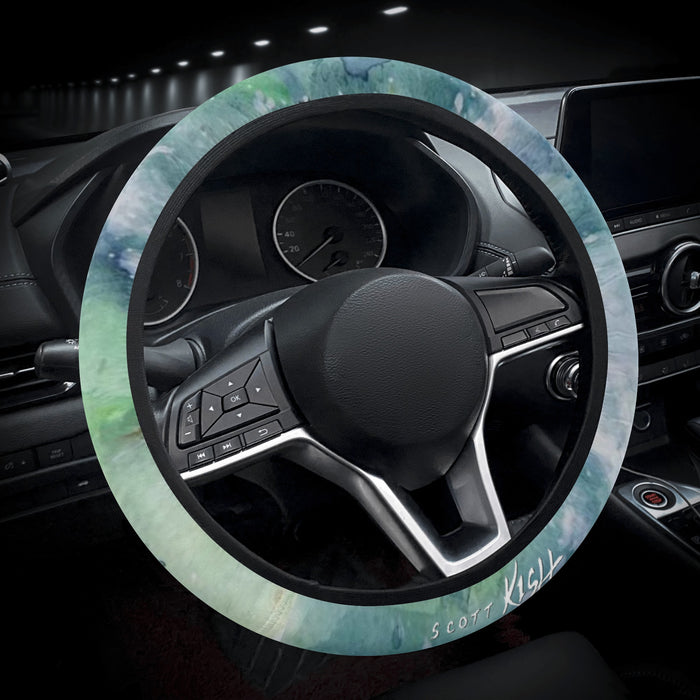 surfing steering wheel cover by Scott Kish