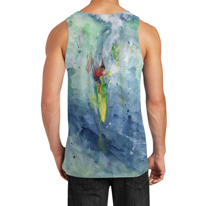 men's surfing tank top - back side