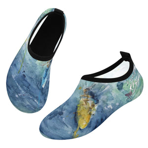 men's water shoes with surfing design