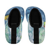 men's water shoes with surfing design - back view
