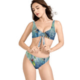 Scott Kish bikini with surfing design