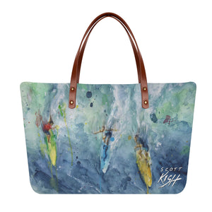 surfing tote bag