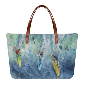surfing tote bag - back view