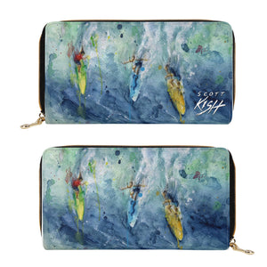 surfing clutch purse