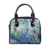 purse with surfers