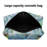 large surfing cosmetics bag - inside view