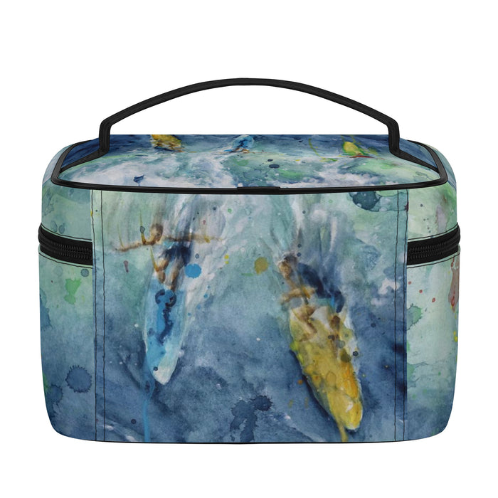 large surfing cosmetics bag - back