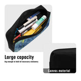 pencil case with surfer design - inside