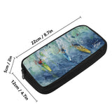 Scott Kish pencil case with surfers
