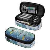 large pencil holder with surfing design
