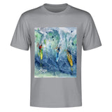 men's surfer t-shirt in grey - Scott Kish designer