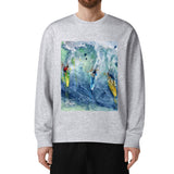 grey Scott Kish surfing sweatshirt