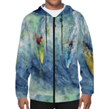 Scott Kish men's surfing hoodie with zipper