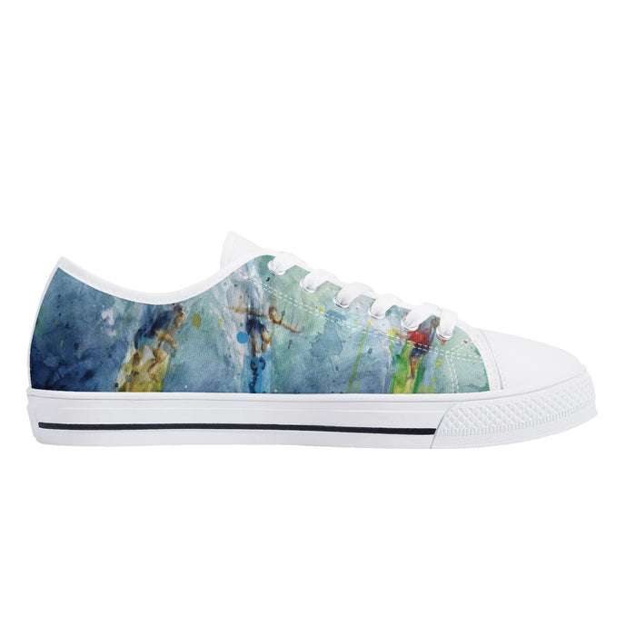 men's surfing canvas shoes - side view