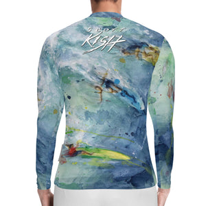Scott Kish men's cycling jersey with surfing design
