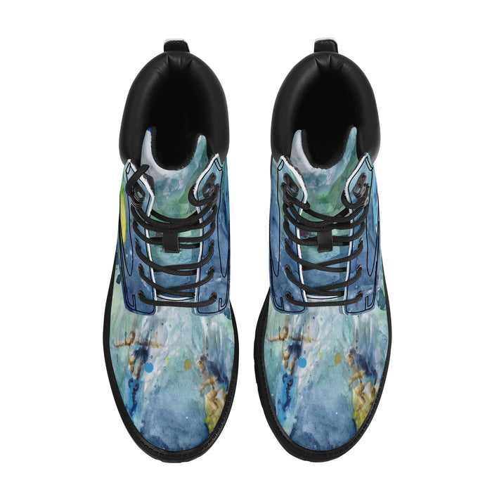 surfing boots - top view