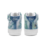 Scott Kish brand men's high top leather surfing shoes