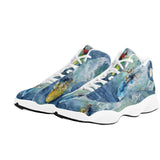Scott Kish designed men's leather surfing basketball shoes