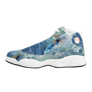 men's leather surfing basketball shoes