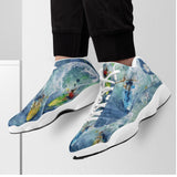 basketball shoes with surfing design