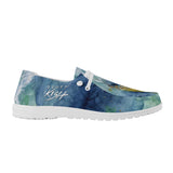 surfing canvas loafers by Scott Kish
