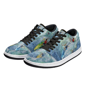 Scott Kish low top skateboard sneakers with black laces