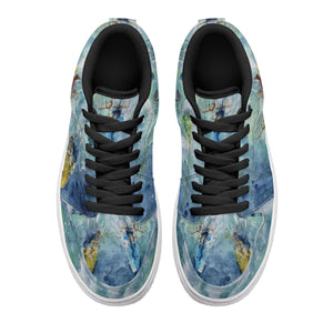 Scott Kish low top skateboard sneakers - top view