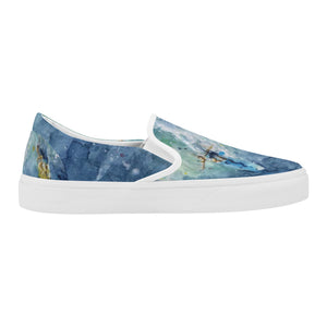men's skateboarding shoes with surfer design