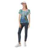 short sleeve surfing shirt for women