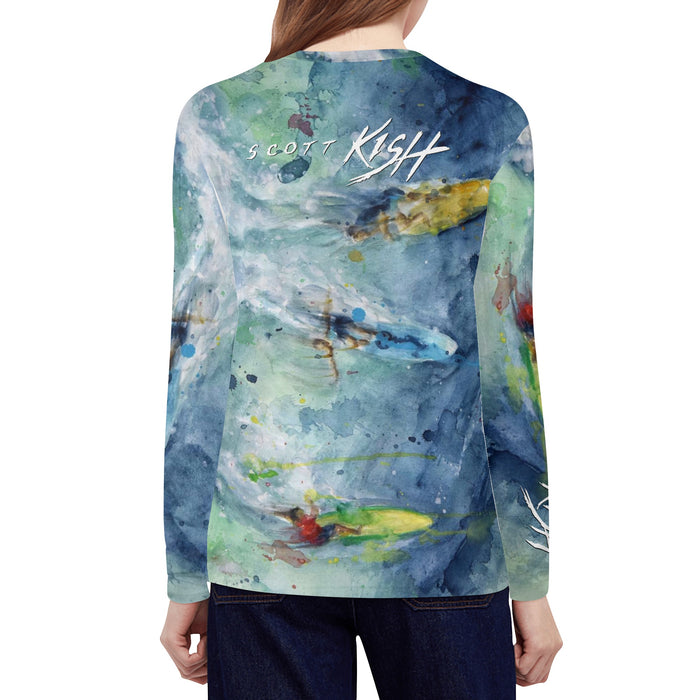 Scott Kish women's long sleeve surfing shirt