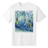 Women's T-Shirt with Surfing Design