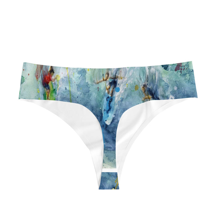 women's surfing thong bikini brief