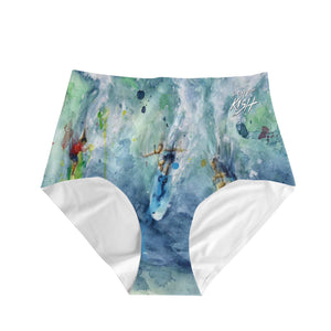 women's briefs with surfing design
