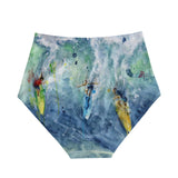 women's high waist surfing bikini bottoms