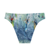 women's bikini bottoms with surfing design