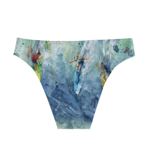 women's bikini bottoms with surfing design