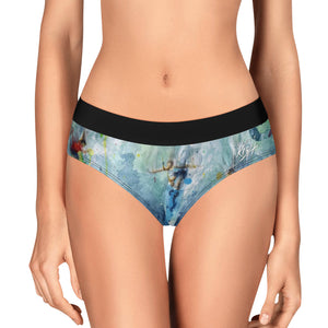 women's panties with surfing print