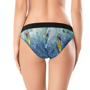 women's underwear with surfing print