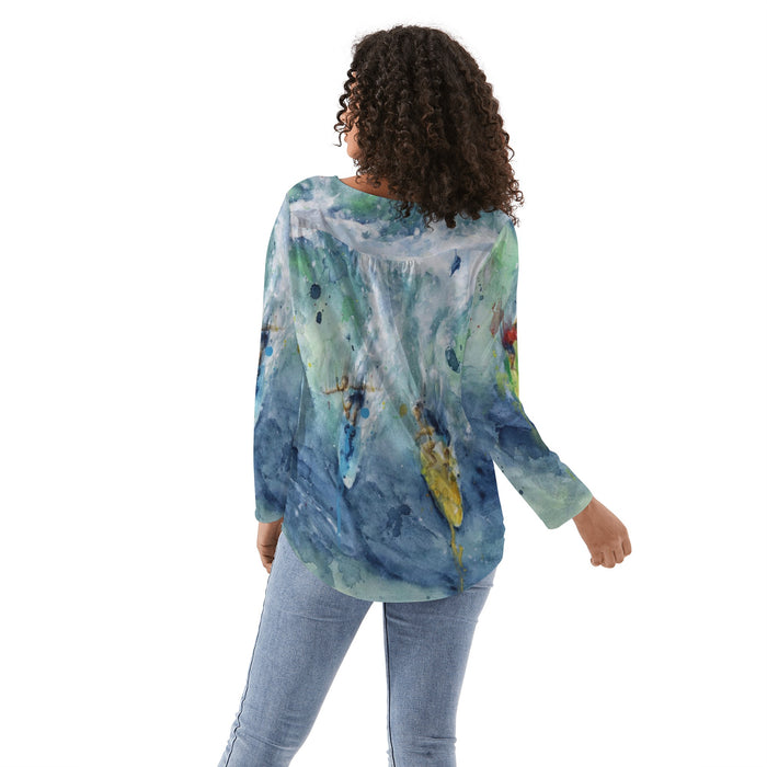 women's surfing shirt - back