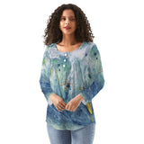 women's surfing babydoll shirt by Scott Kish