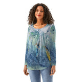 ladies surfing shirt by designer Scott Kish