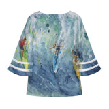 Scott Kish ladies surfing blouse - back