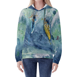 women's surfing hoodie by Scott Kish