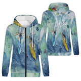 Scott Kish zippered women's surfing hoodie